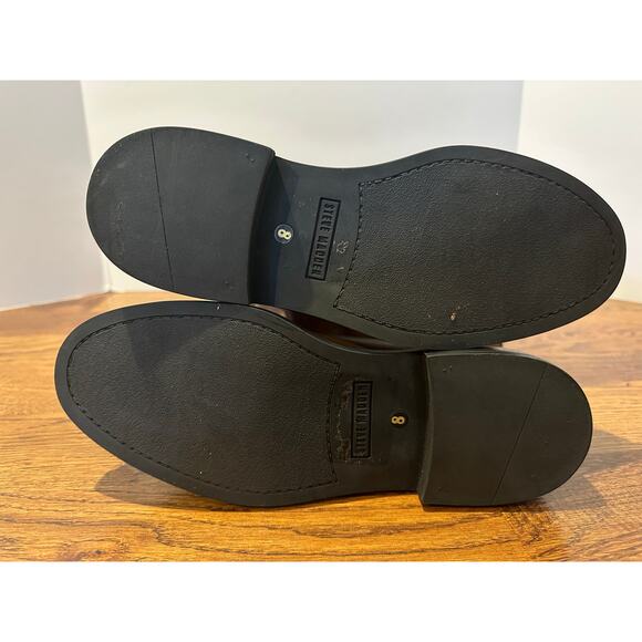 Steve Madden The Gaige Leather Riding Boots - Brown - Size 8 Chic Fall Style - Picture 10 of 12